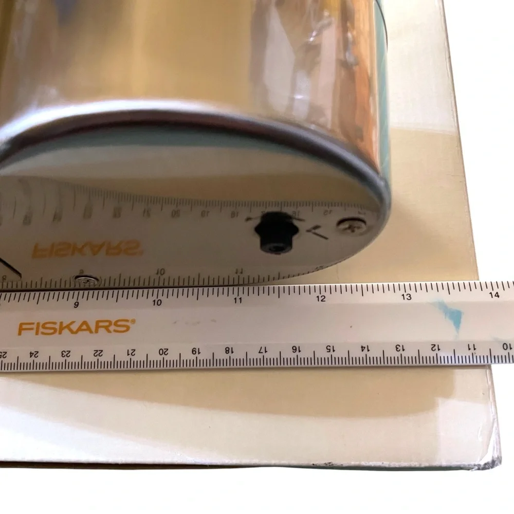 Pottery Barn Triple Face Dashboard Clock Nickel Finish Original Box & Packing - Picture 15 of 16